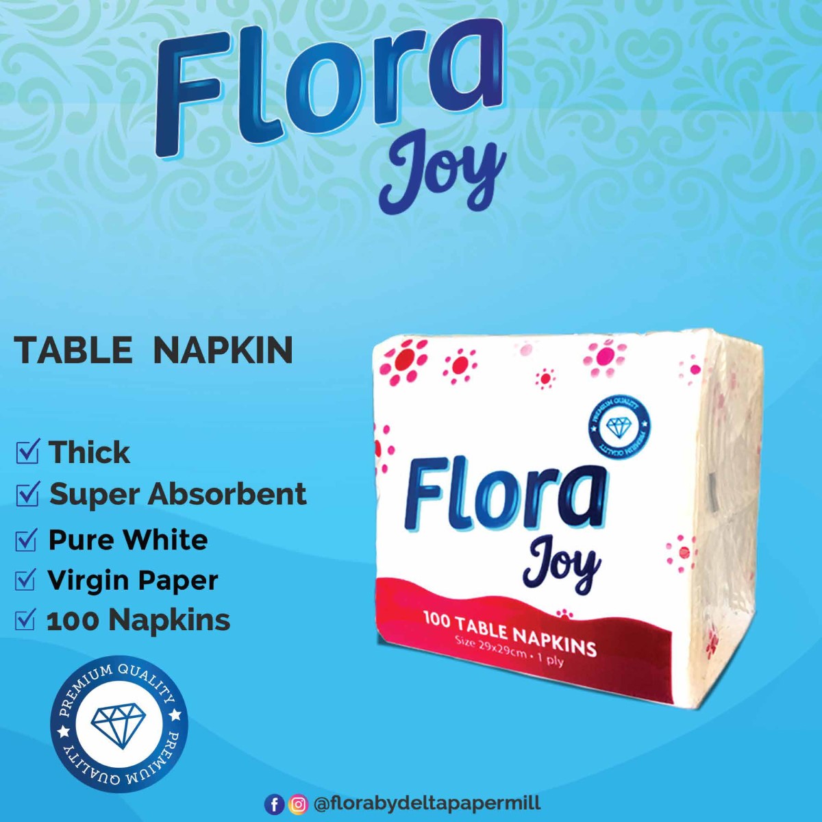 Flora Joy Table Napkin
